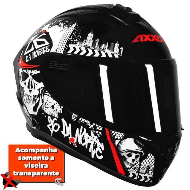 Capacete Axxis Draken 26 Da Norte New Gloss Vermelho 58 (M